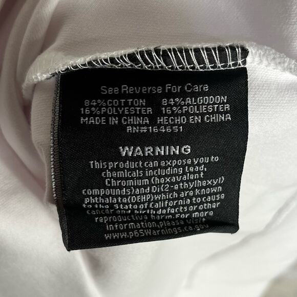 HEADS OR TAILS | White & Red Rhinestone Skull & Crossbones Hoodie | Men's S - Picture 9 of 10